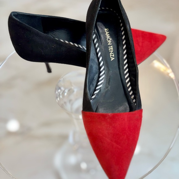 Ramon Tenza Shoes - Ramon Tenza Bold Red and Black Heels